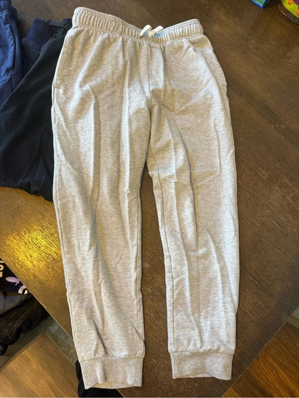Carter's Boy’s Jogger Sweatpants Size 10 Lot Of 3 Pairs Black Gray Blue